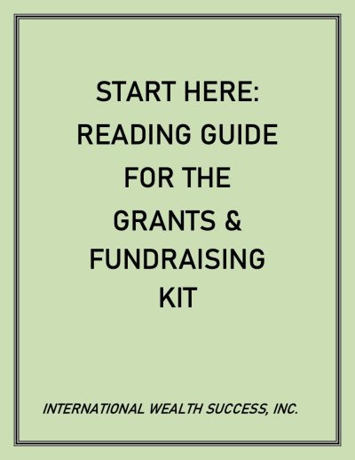 K-8 : The IWS Raising Money from Grants and Other Sources Success Kit - Image 2