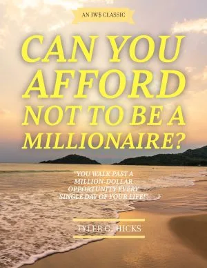 IWS-16 - Can You Afford Not To be a Millionaire? - COVER