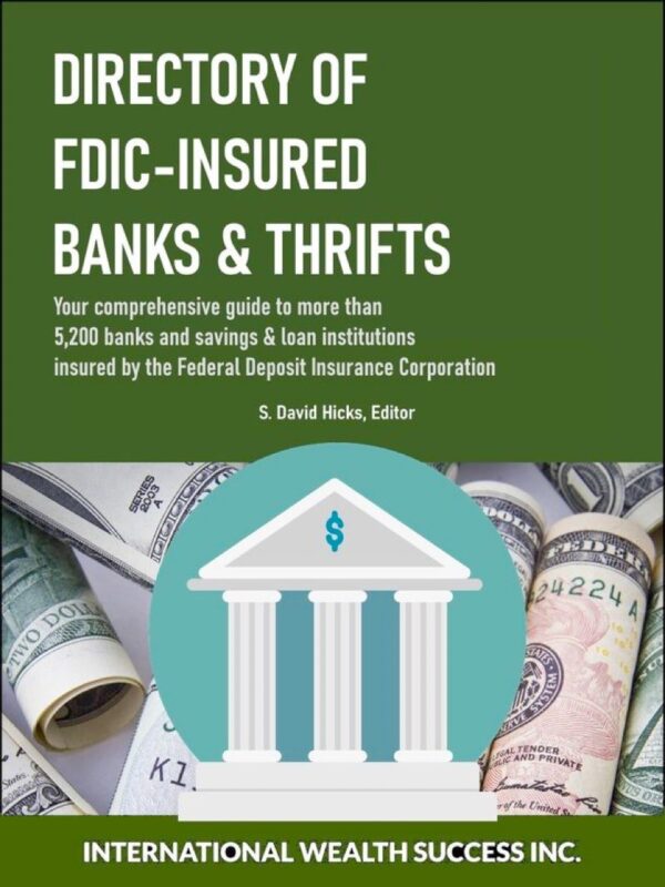 IWS-18 National Directory of FDIC-Insured Banks & Thrifts - COVER