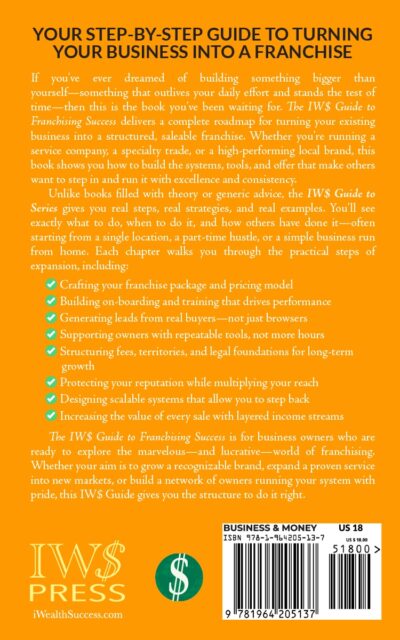 The IW$ Guide to Franchise Success - BACK