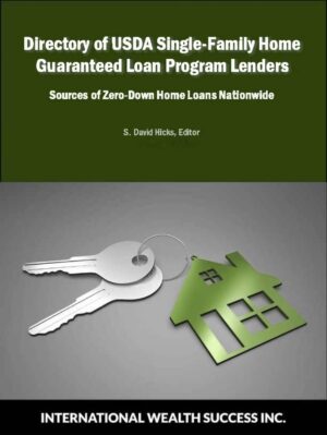 IWS-26 National Directory of USDA Single-Family Home Guaranteed Loan Program Lenders - COVER