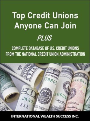 IWS-28 National Directory of US Credit Unions Plus Top Credit Unions Anyone Can Join - COVER