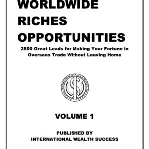 IWS-3 Worldwide Riches Opportunities Volume 1 COVER