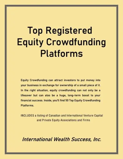 IWS-46 : The IWS Directory of Top Registered Equity Crowdfunding Platforms and Venture Capital Firms