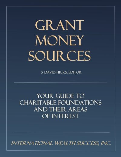 IWS-50 Grant Money Sources - COVER