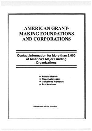 IWS-51 American Grant-Making Foundations and Corporations - COVER