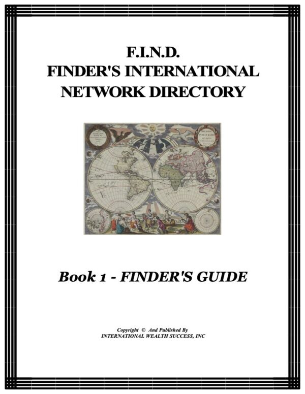 IWS-55 - The IWS Finders International Network Directory - COVER