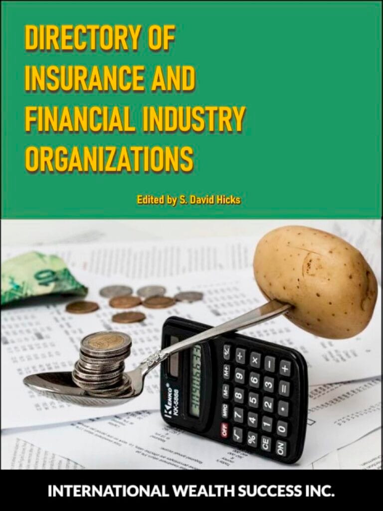 IWS-66 National Directory of Insurance and Financial Industry Organizations COVER
