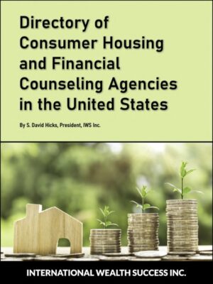 IWS-74 National Directory of Consumer Housing and Financial Counseling Agencies - COVER