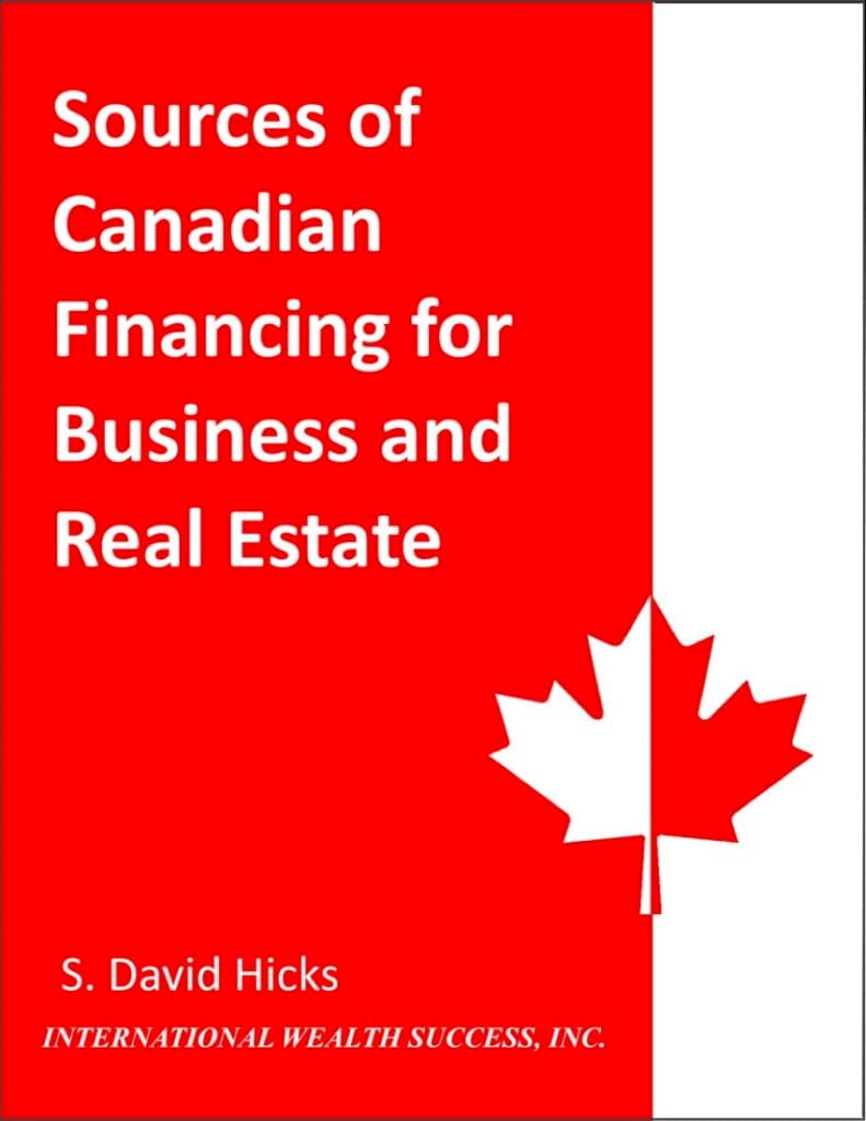 Tyler G. Hicks, the "Millionaire Maker" 26 The IWS Directory of Sources of Canadian Financing for Business and Real Estate