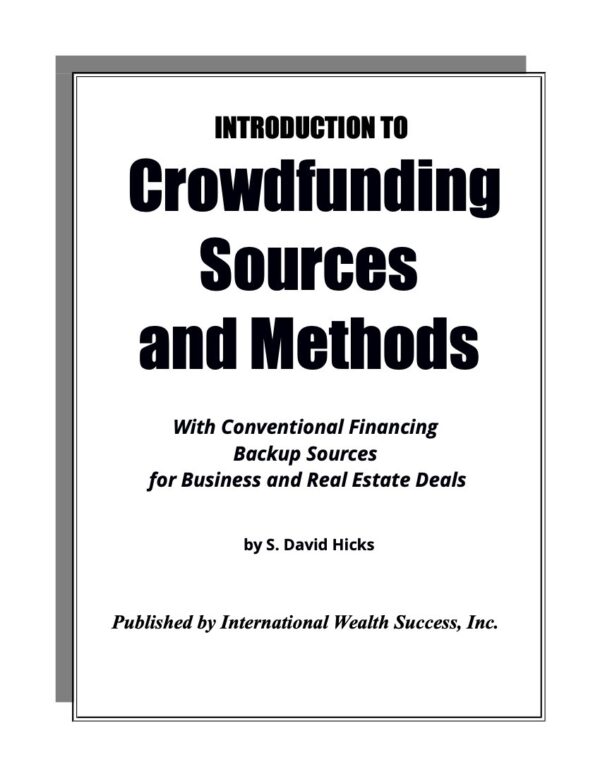 IWS-98 Crowdfunding Sources and Methods