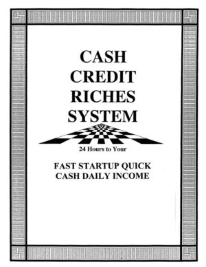 K-13 - Cash Credit Riches Kit Manual