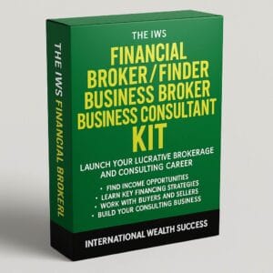 The IWS Financial Broker/Finder/Business Broker/Business Consultant Kit BOX