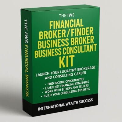 The IWS Financial Broker/Finder/Business Broker/Business Consultant Kit BOX