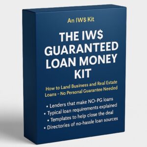 The IW$ Guaranteed Loan Money Kit BOX