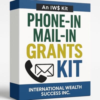 The IWS Phone-In Mail-In Grants Kit BOX