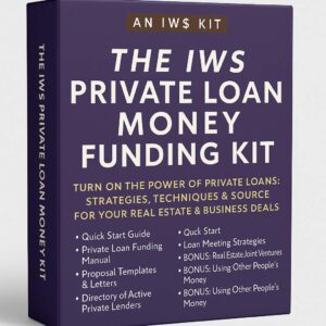 The IWS Private Loan Money Funding Kit BOX