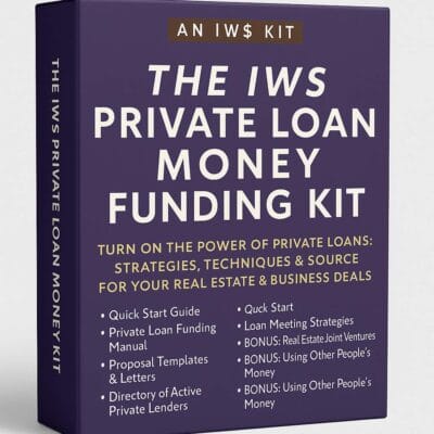 The IWS Private Loan Money Funding Kit BOX