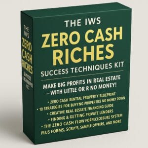 The IWS Zero Cash Riches Success Techniques Kit BOX