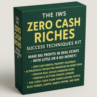 The IWS Zero Cash Riches Success Techniques Kit BOX