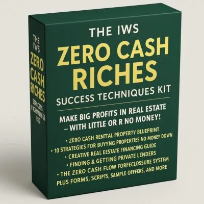 The IWS Zero Cash Riches Success Techniques Kit BOX