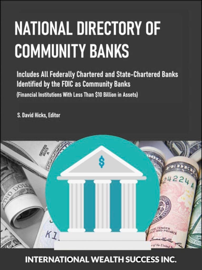 IWS-211 - National Directory of Community Banks - COVER