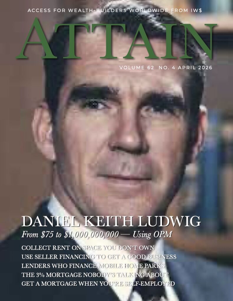 The 3 Big Rules of How to Make Money with Shopping Centers 24 ATTAIN - Daniel Keith Ludwig - COVER - 2026-04
