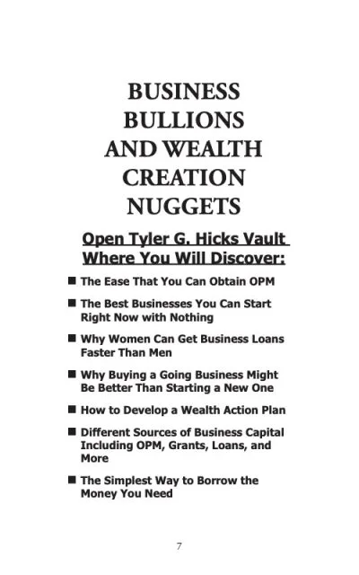 IWS-205 : Tyler G. Hicks' Wealth Creation Vault - Image 5