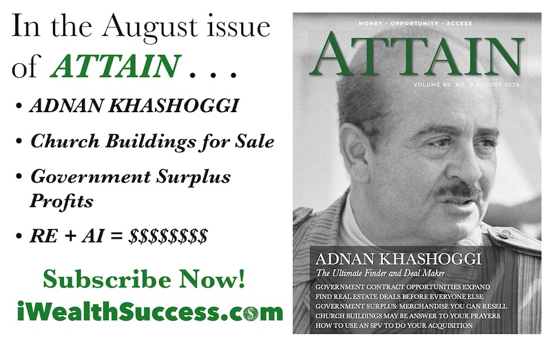 ATTAIN - August - Adnan Khashoggi