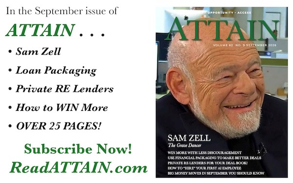 ATTAIN - September 2026 - Sam Zell