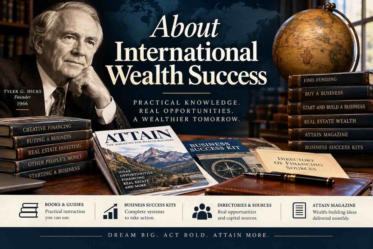 About International Wealth Success | Tyler G. Hicks & IW$